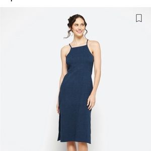 Madewell NWT Blue Apron Cami Dress Size L